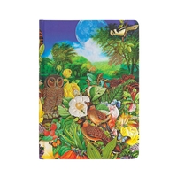Picture of Carnet à couverture rigide Jardin Lunaire - Midi - Ligné - 144 p.