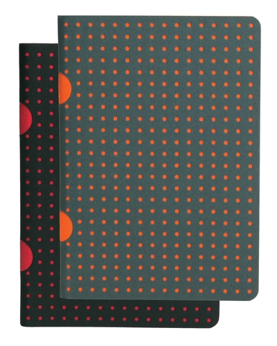 Image de Paper-Oh Cahier Circulo - Noir sur Rouge / Noir sur Rouge - B7 - Non ligné - 80 p.