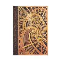 Image de Carnet rigide Paperblanks La Spirale Chanin Midi Ligné 144p.