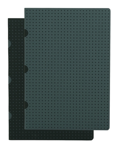 Picture of Paper-Oh Cahier Circulo - Noir sur Gris / Gris sur Noir - A5 - Non ligné - 80 p.
