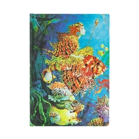 Picture of Carnet à couverture rigide Fantaisies Aquatiques - Midi - Ligné - 144 p.