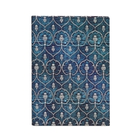 Picture of Carnet à couverture rigide Velours Bleu - Midi - Non ligné - 144 p.