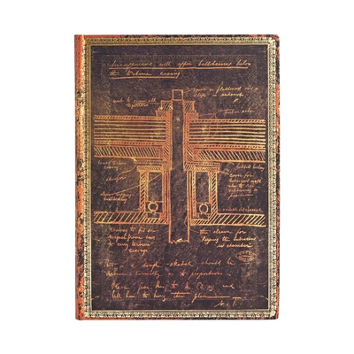 Picture of Carnet Flexis Tesla, Croquis d'une Turbine - Midi - Ligné - 240 p.