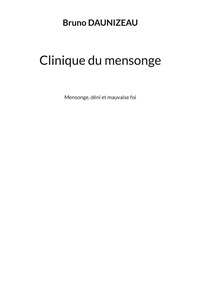 Image de Clinique du mensonge