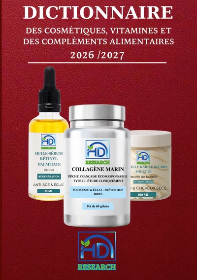 Image de Dictionnaire des cosmétiques, vitamines, et des compléments alimentaires