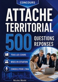 Image de Attaché territorial 500 questions réponses