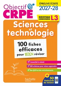 Picture of Objectif CRPE 2027-2028- Sciences et technologie - 100 fiches efficaces pour bien réviser - L3