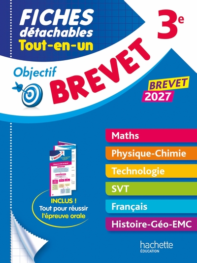 Image de Objectif Brevet - Fiches Tout-en-un 2027