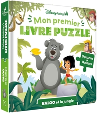 Picture of DISNEY BABY - Mon Premier Livre Puzzle - 5 puzzles 4 pièces - Baloo et la Jungle