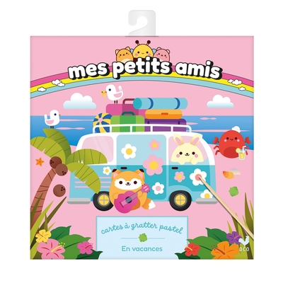 Image de Mes petits amis - Mes cartes à gratter En vacances ! - pochette avec accessoires