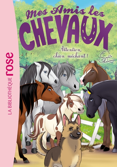 Image de Mes amis les chevaux 51 - Attention, chien méchant !