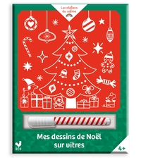 Picture of Mes Dessins de Noël sur vitres - pochette avec feutre craie