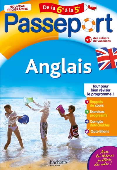 Picture of Passeport - Anglais - De la 6e à la 5e - Cahier de vacances 2026