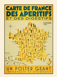 Image de Carte de France des apéritifs et des digestifs