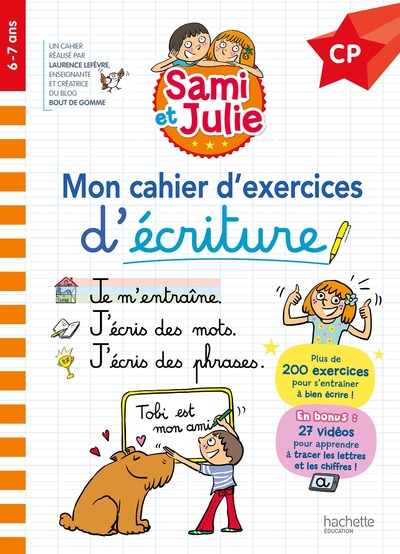 Image de Sami et Julie CP - Mon cahier d'exercices d'écriture