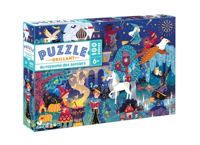 Picture of Puzzle brillant Au royaume des sorciers - 100 pièces