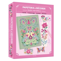 Picture of Papeterie à décorer -Jardin merveilleux - coffret avec accessoires