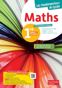Picture of Mathématiques - enseignement commun - 1re séries techno (manuel) - Éd. 2025