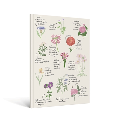 Picture of Carnet Fleurs A4 - Zoé de Las Cases