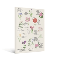 Picture of Carnet Fleurs A4 - Zoé de Las Cases