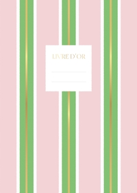 Image de Livre d'or - Rose et Vert