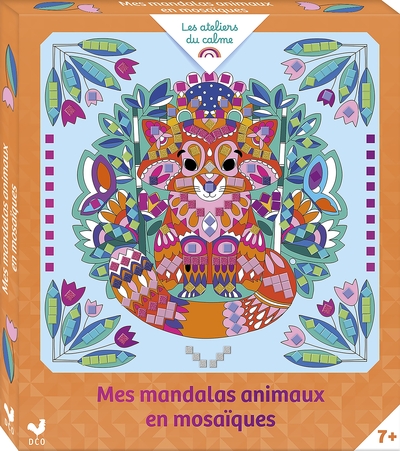 Image de Mes mandalas animaux en mosaïques  - boîte créative