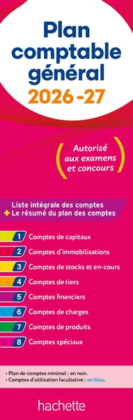 Picture of Plan comptable général 2026-2027 - PCG (autorisé aux examens et concours)