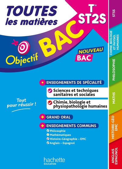 Picture of Objectif BAC 2026 - Terminale ST2S Toutes les matières