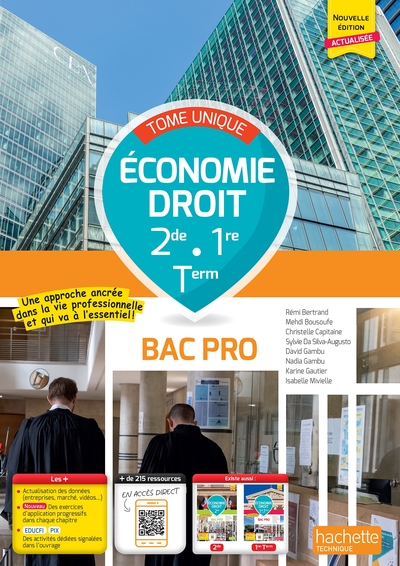 Picture of Economie-Droit - 2de/1re/Term Bac Pro - détachable - éd. 2026