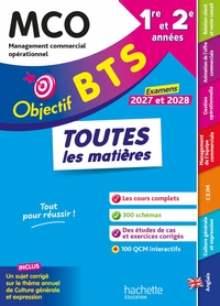 Picture of Objectif BTS MCO (1re et 2e années) - Toutes les matières, examens 2027-2028
