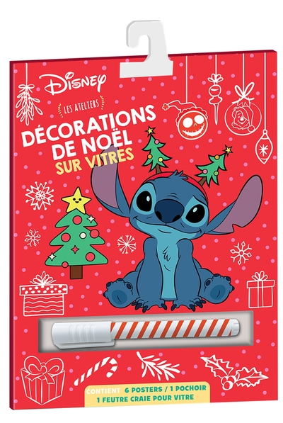 Picture of DISNEY - Les Ateliers Disney - Pochette plate - Décorations de Noël sur vitres