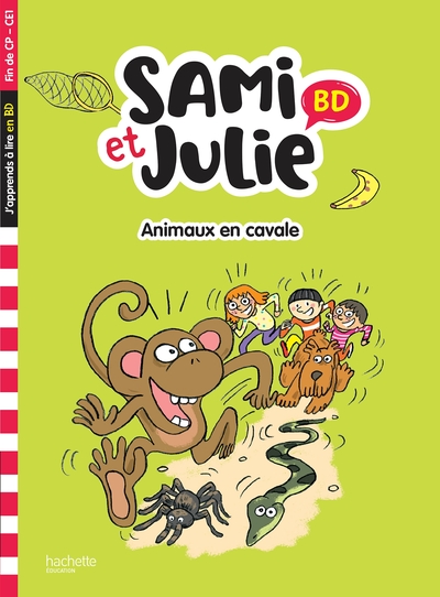 Image de Sami et Julie BD Fin de CP- CE1 - Animaux en cavale