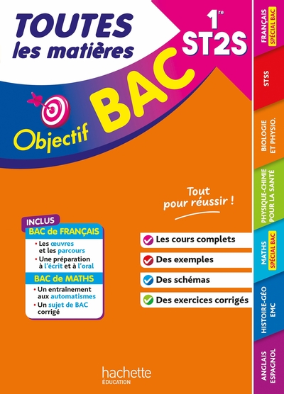 Picture of Objectif BAC   - 1re ST2S  Toutes les matières