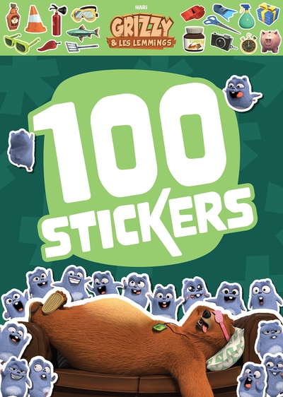 Image de Grizzy et les lemmings - 100 stickers