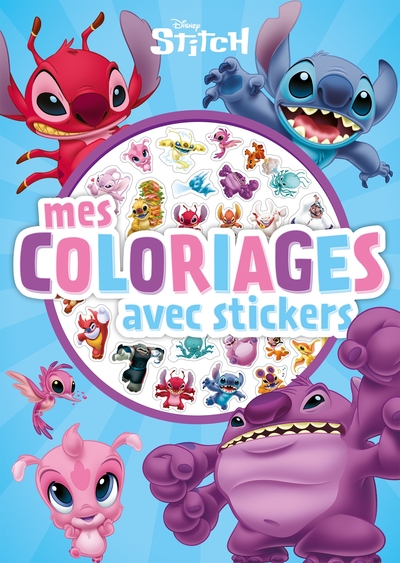 Picture of STITCH - Mes Coloriages avec stickers - Stitch et aliens - Disney