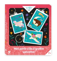 Image de Mes porte-clés à gratter welcome ! mini boîte avec accessoires