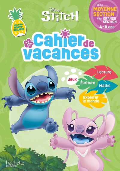 Picture of Disney - Stitch - Cahier de vacances 2026 - De la Moyenne Section à la Grande Section