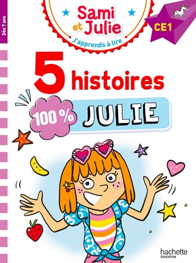 Image de Sami et Julie CE1 - 5 histoires 100% Julie
