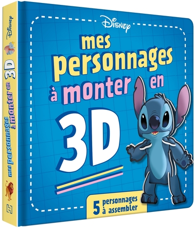 Picture of DISNEY - Grand Livre Puzzle - Mes personnages 3D à monter