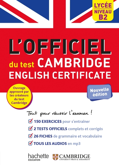 Picture of Le guide officiel du test Cambridge English Certificate (Niveau B2)