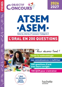 Picture of Objectif  Concours ATSEM - ASEM 2026-2027 : les 100 questions de l'oral