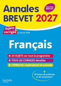 Picture of Annales Brevet 2027 - Français 3e - sujets et corrigés