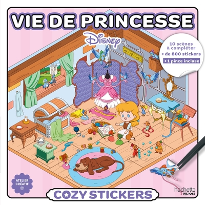 Picture of Cozy stickers Disney (avec pince) - Vie de princesse