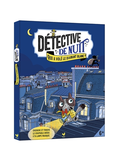Picture of Détective de nuit - Qui a volé le diamant blanc ? - avec lampe magique