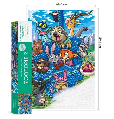 Picture of Coloriages Mystères - Poster Disney Zootopie 2