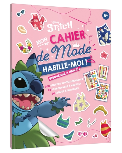 Picture of STITCH - Habille-moi ! - Mon cahier de mode - Bienvenue à Hawaï ! - Disney