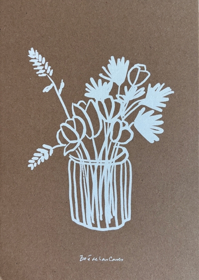 Picture of Carnet A5 Bouquet - Zoé de Las Cases