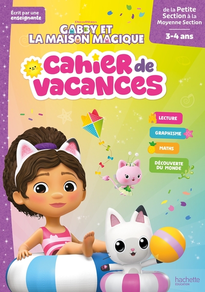 Image de Gabby et la maison magique - Cahier de vacances 2026 - De la Petite Section à la Moyenne Section