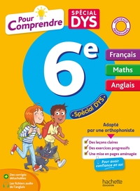 Picture of Pour comprendre DYS Français - Maths - Anglais 6e