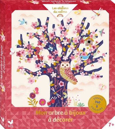 Image de Arbre à bijoux à décorer - boîte avec accessoires